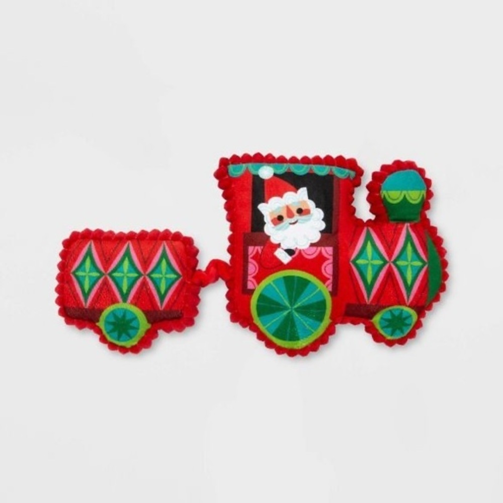 Holiday Santa Express Dog Toy nwt